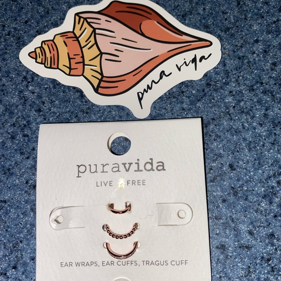 Pura Vida Jewelry - NWT 3 Rose gold ear cuffs